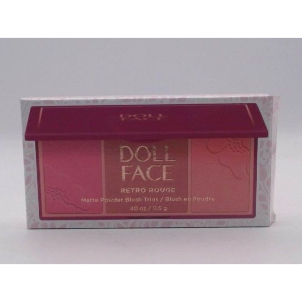 Doll Face Retro Rouge Matte Powder Blush Trios, Audrey, BRAND NEW‎ IN BOX